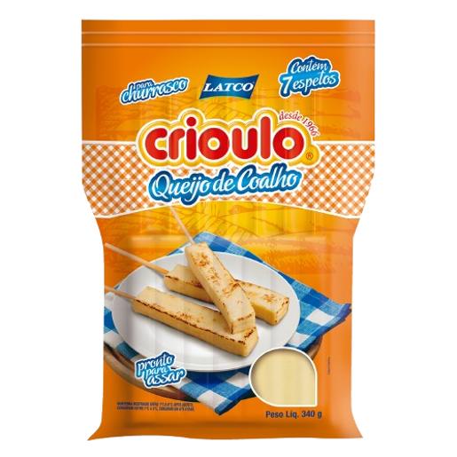Espetinho de Queijo Coalho Crioulo 340g - Tradicional