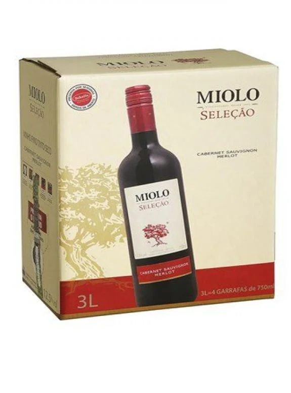 Vinho Tinto Brasileiro Miolo Selecao Cabernet Merlot 3l