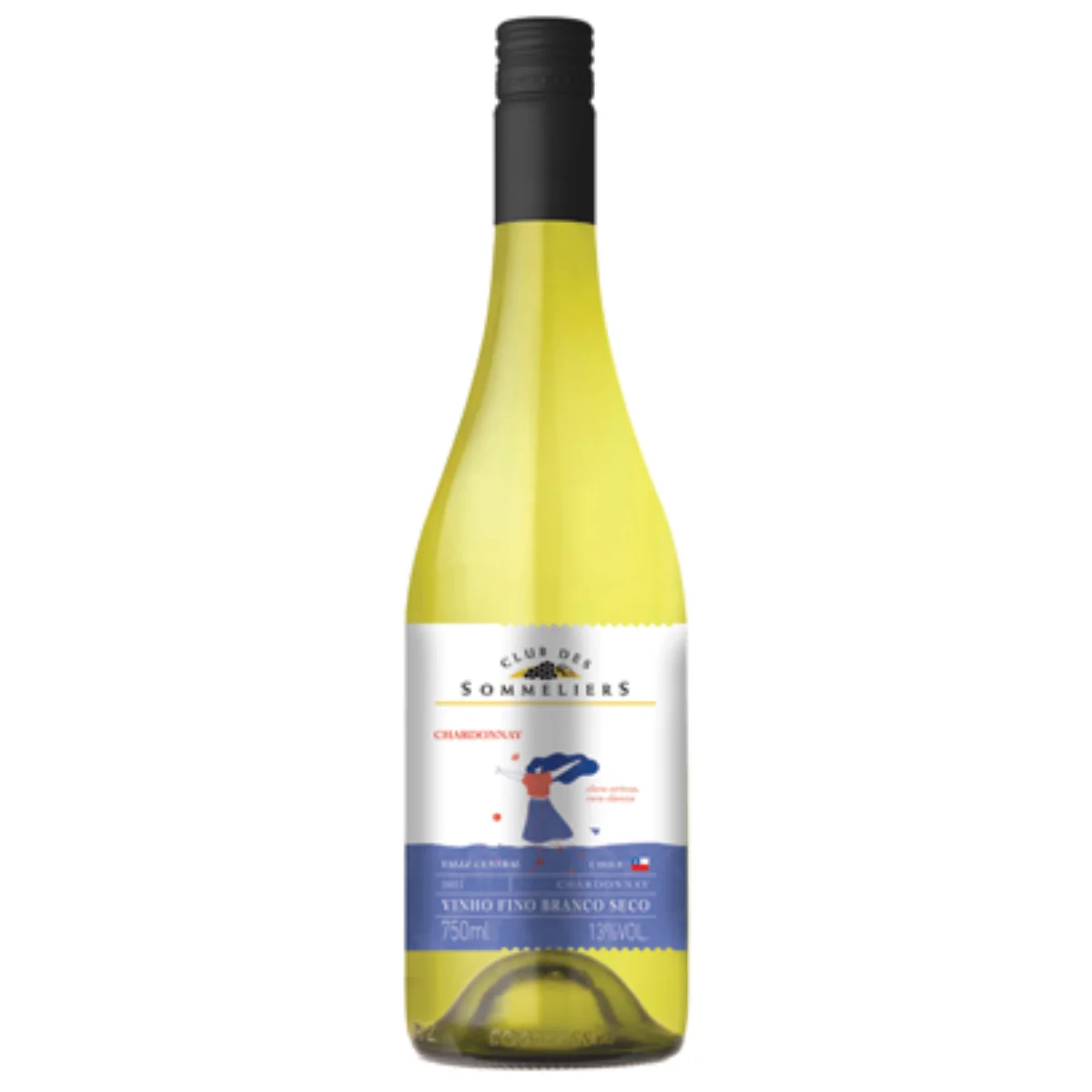 Vinho Branco Chileno Clube Des Sommeliers Chardonnay 750ml