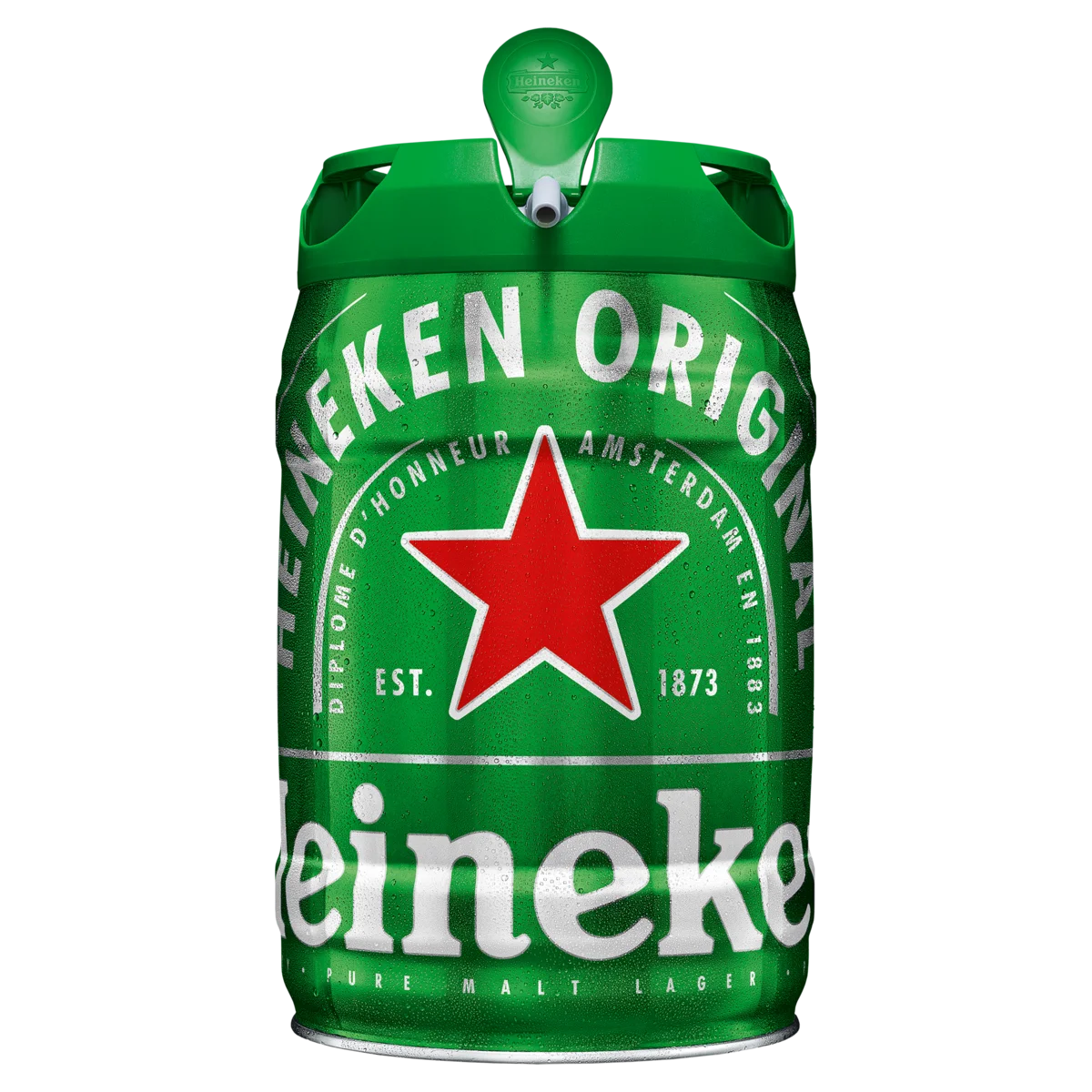 Cerveja Lager Premium Heineken Barril 5l (GELADA)