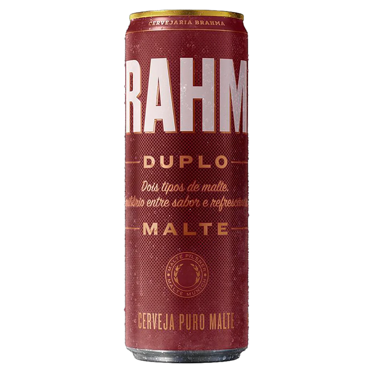 Cerveja Pilsner Duplo Malte Brahma Lata 350ml (GELADA)