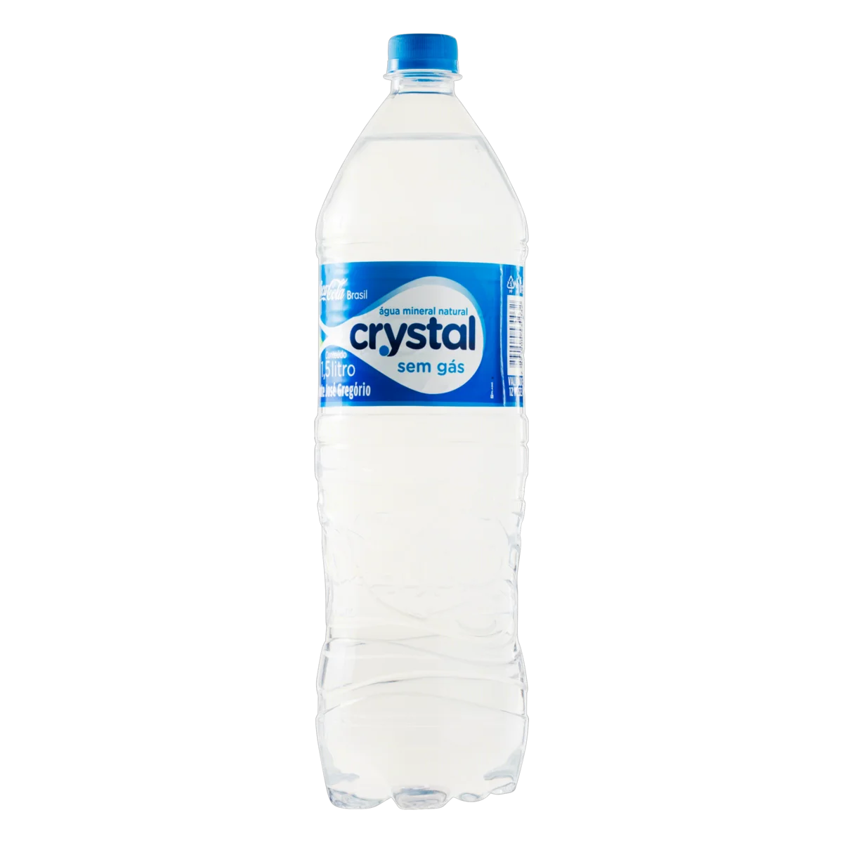 Água Mineral Natural sem Gás Crystal Garrafa 1,5l (GELADA)