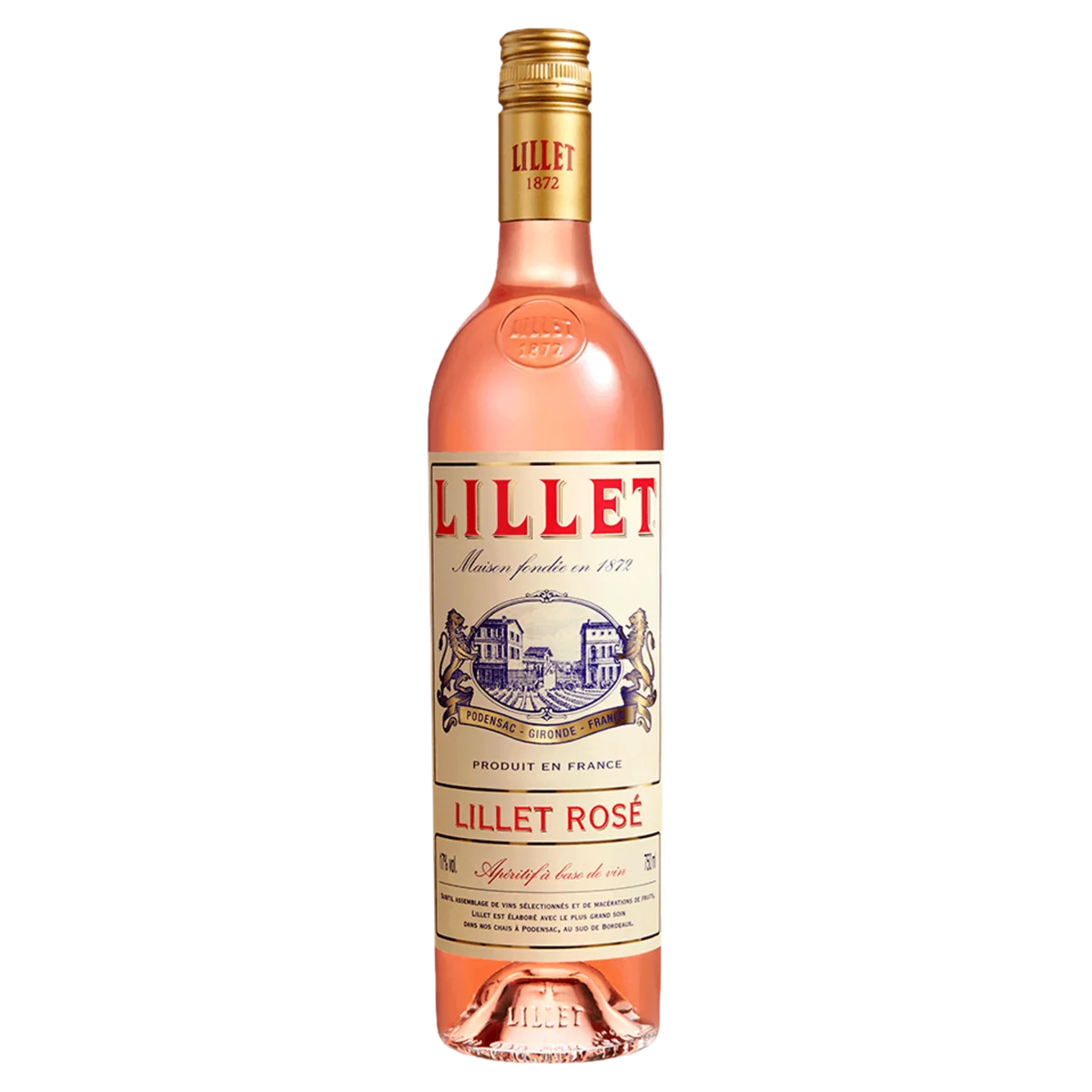 Aperitivo de Vinho Rosé Lillet Garrafa 750ml