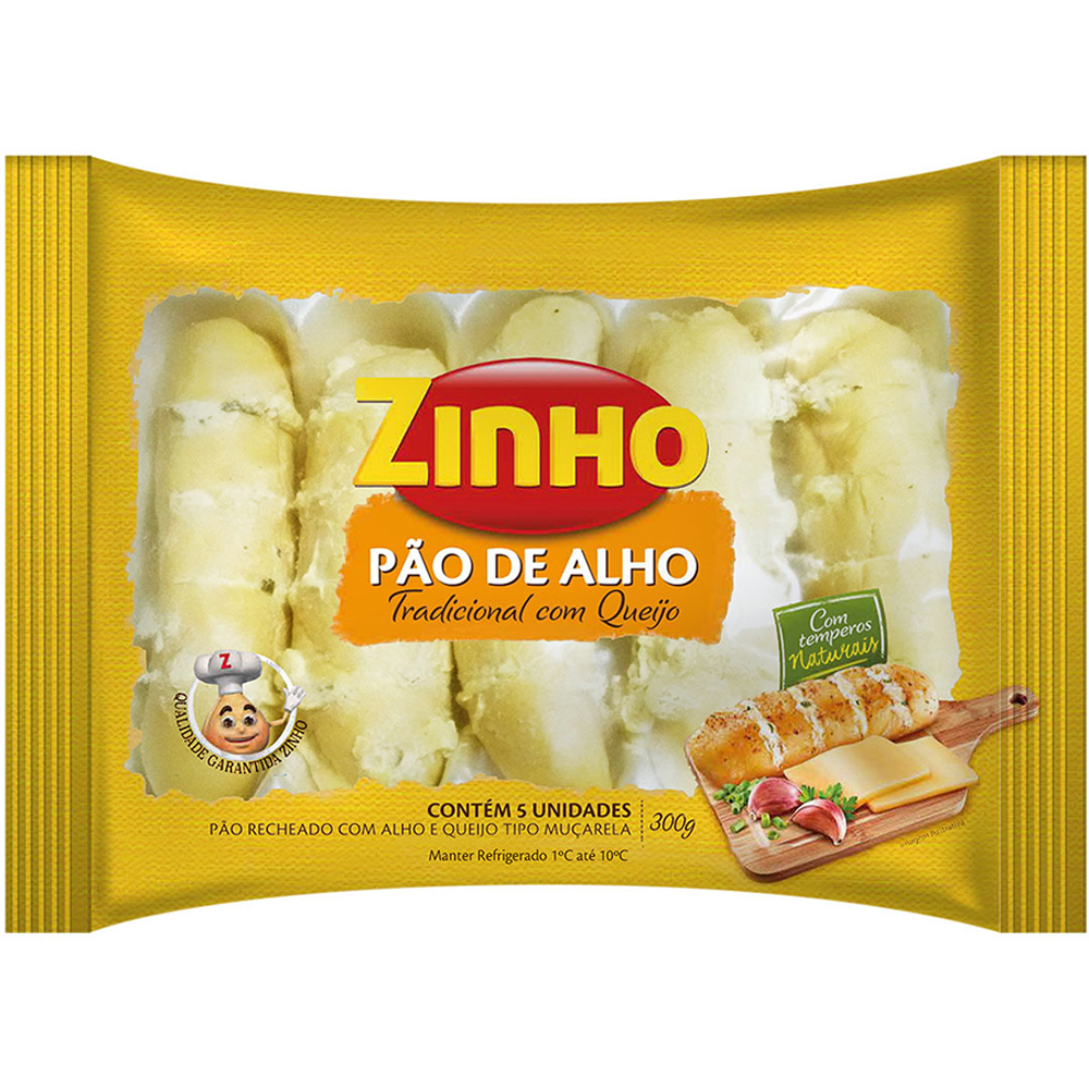 Pão de Alho Bolinha Zinho 300g