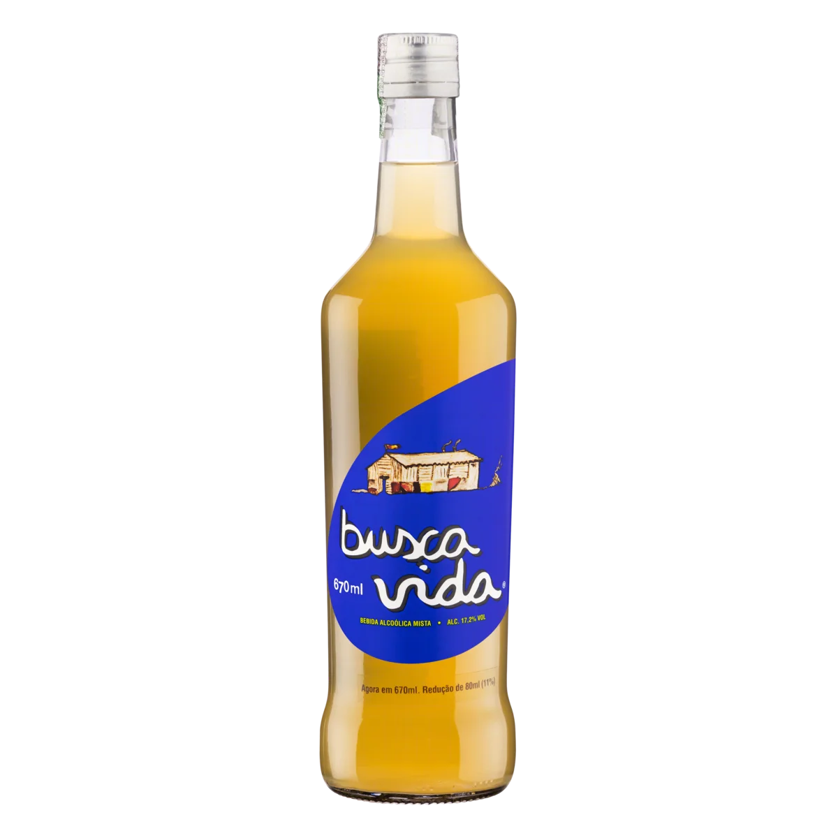 Bebida Mista Alcoólica Busca Vida Garrafa 670ml