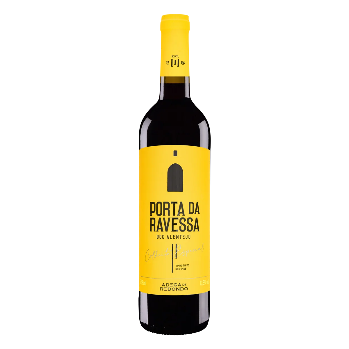 Vinho Português Tinto Seco Porta da Ravessa Colheita Especial Trincadeira Aragonez Alicante Bouschet Alentejo Garrafa 750ml