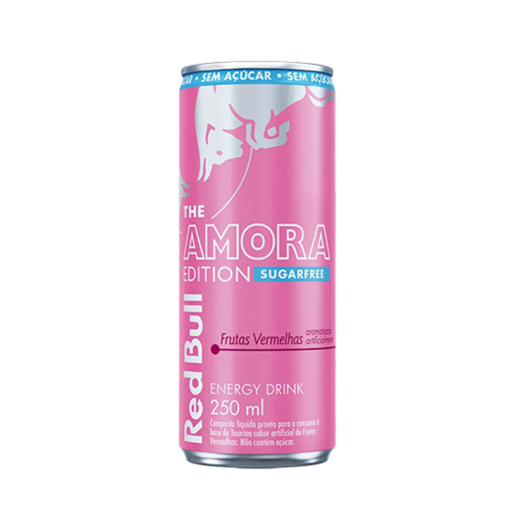 Energético Red Bull Amora Sem Açúcar 250ml