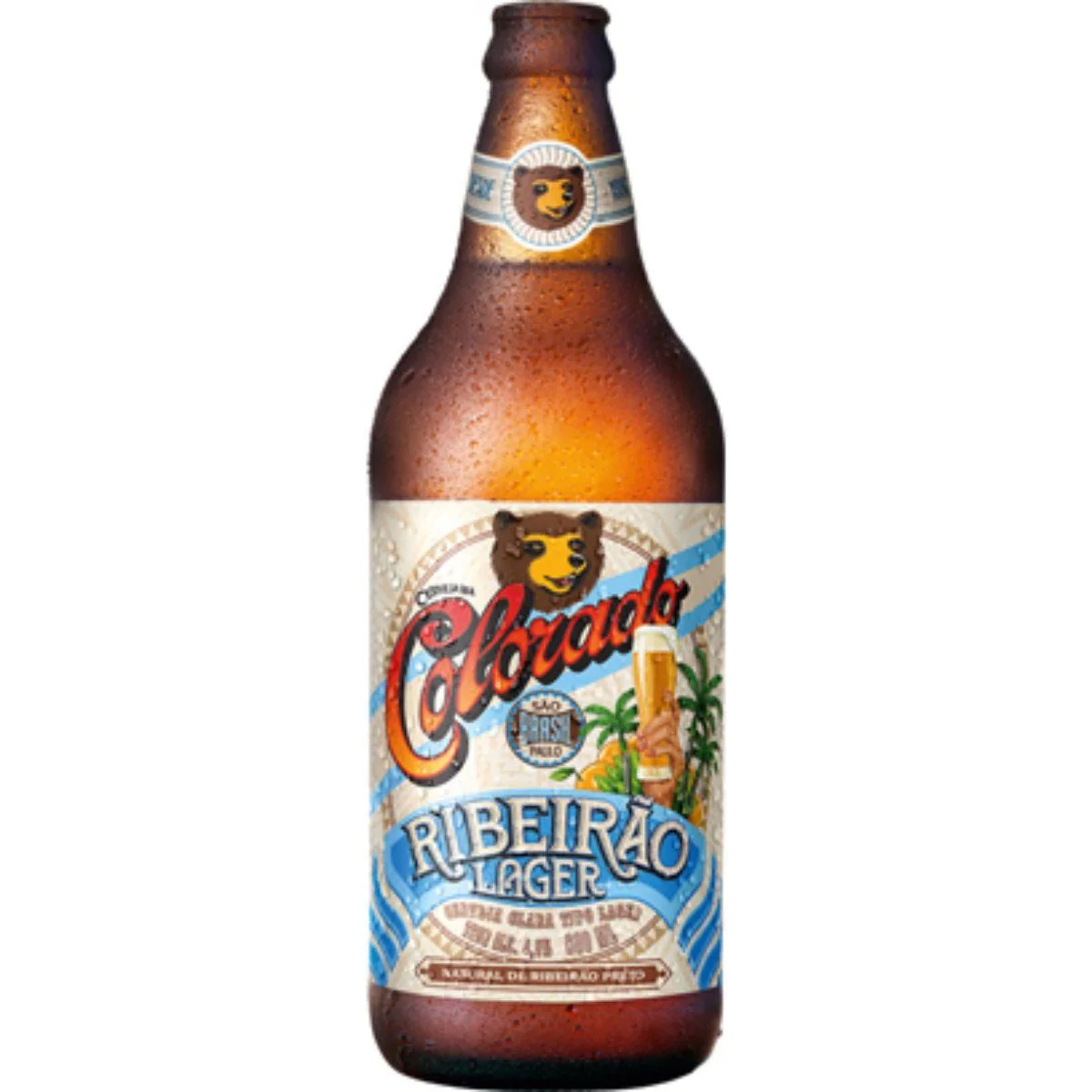 Cerveja COLORADO Ribeirão Lager 600 ML Garrafa (GELADA)