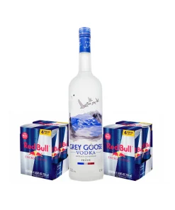 Combo Vodka Grey Goose Magnum 1,5L + 8 Energéticos Red Bull 250ml