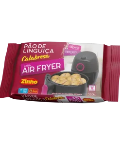 Pão Bolinha Recheio Linguiça e Queijo Zinho Pacote 300g