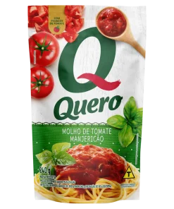 Molho de Tomate com Manjericão Quero Sachê 240g