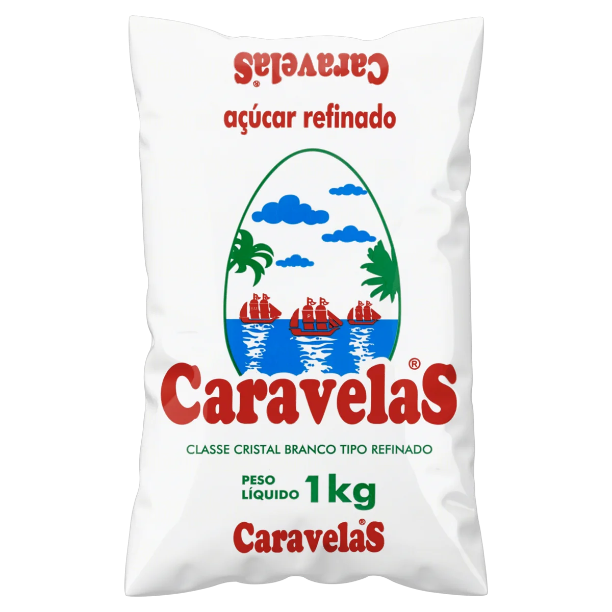 Açúcar Refinado CARAVELAS Pacote 1kg