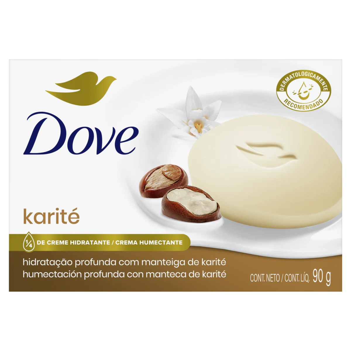 Sabonete Barra Karité Dove Caixa 90g
