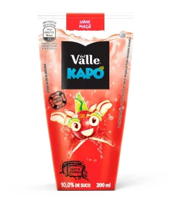 Bebida de Fruta Sabor Maçã Del Valle Kapo 200 ml (GELADO)