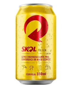 Cerveja Skol Pilsen Lata 350ml (GELADA)